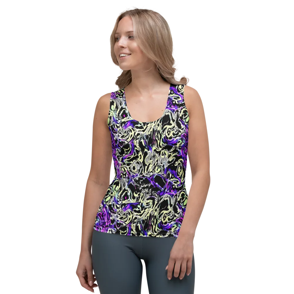 Neon Noir on Women's Tank Top — Front