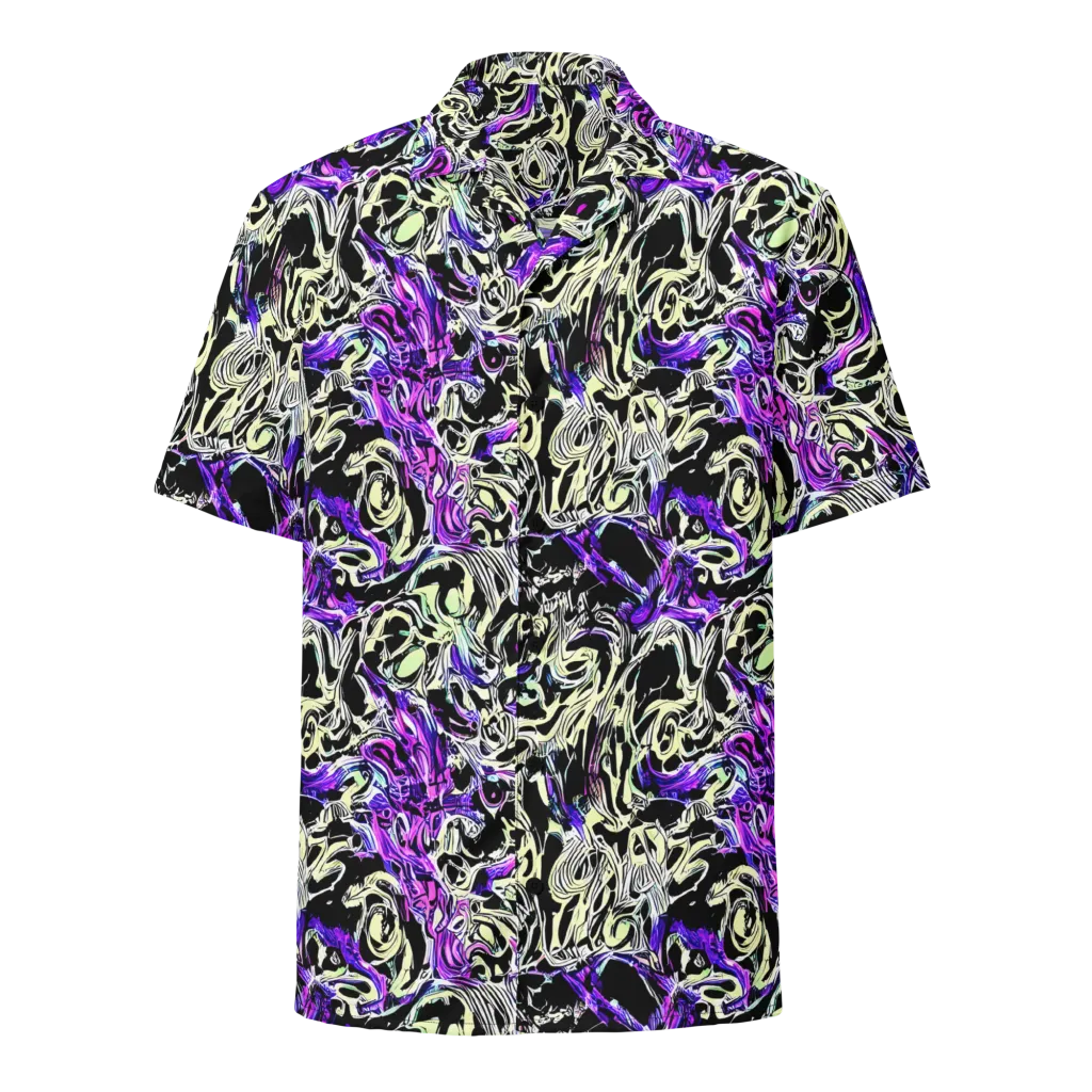 Neon Noir on Button Shirt — Front