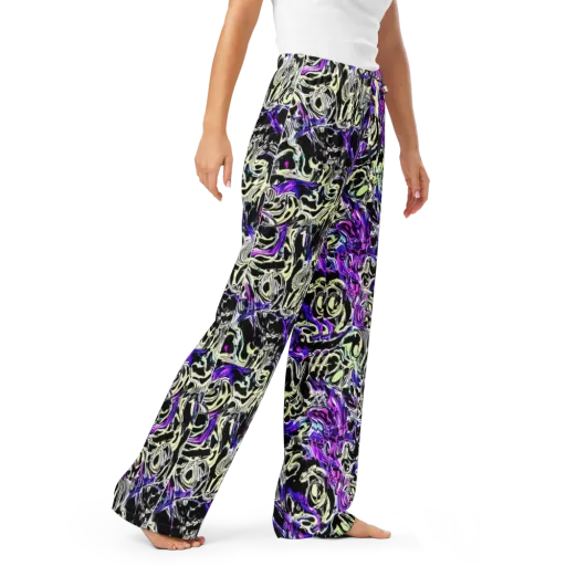 Neon Noir on a Women's Pajama Pants