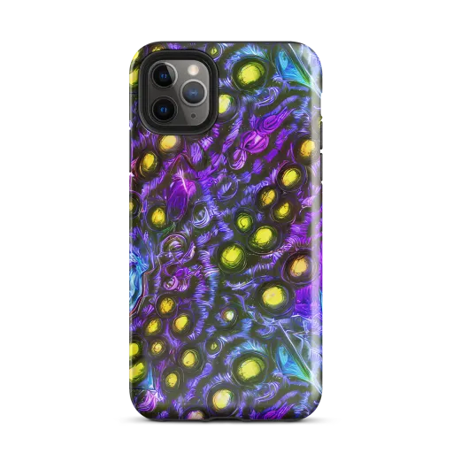 Neon Night Garden on a Tough Case for iPhone®
