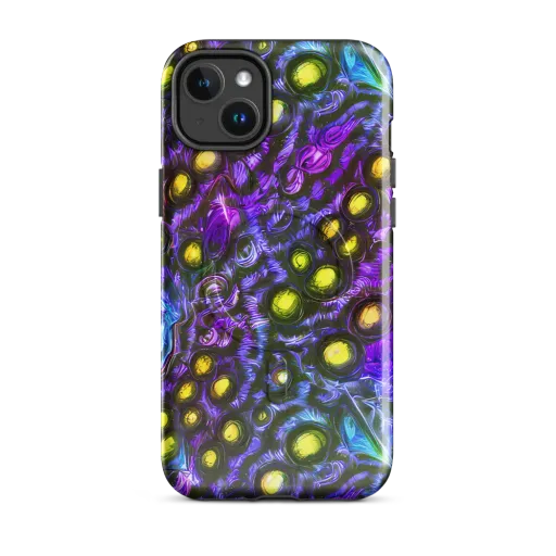 Neon Night Garden on a MagSafe Tough Case for iPhone®