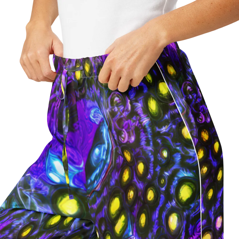 Neon Night Garden on Women's Pajama Pants — Product details