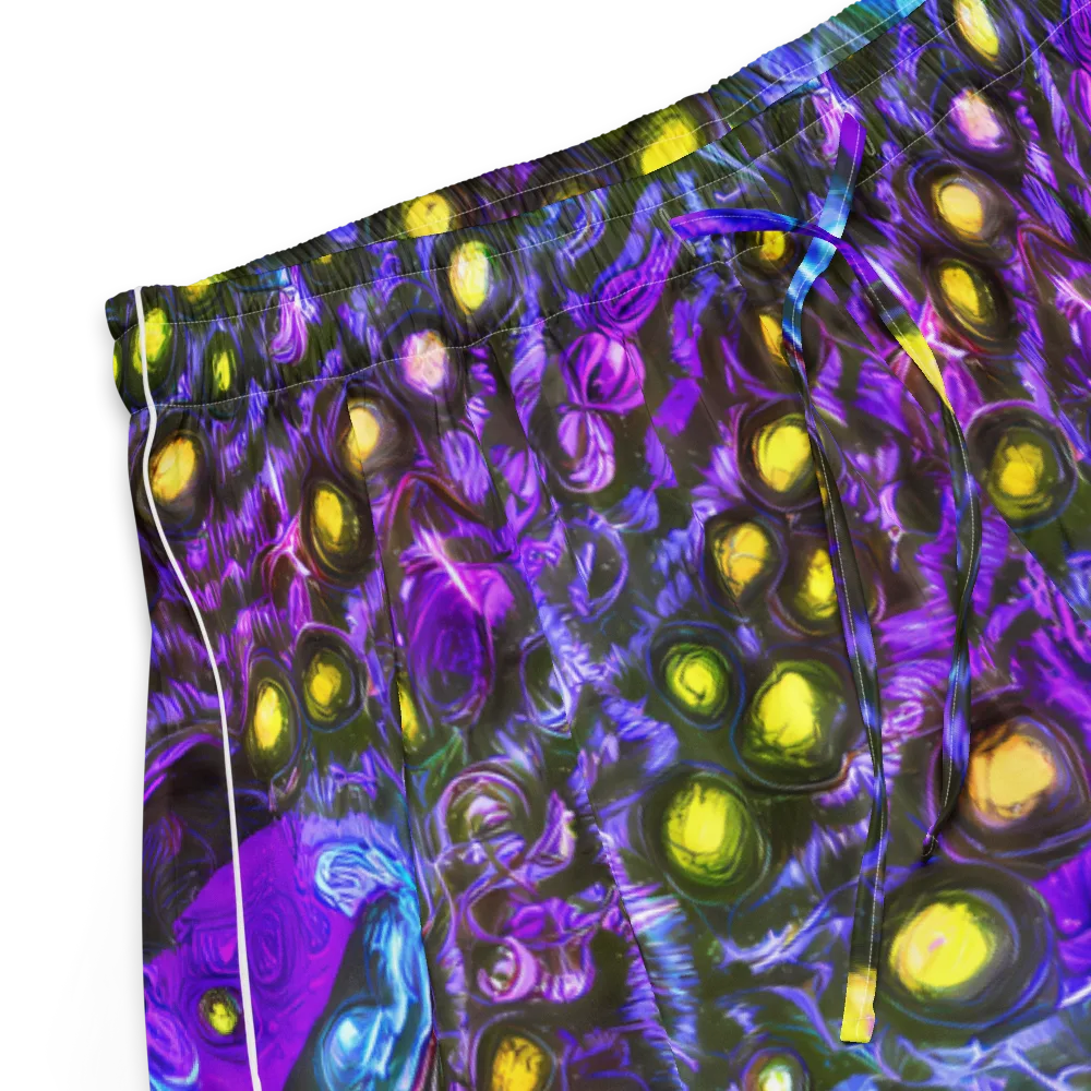 Neon Night Garden on Women's Pajama Shorts — Product details
