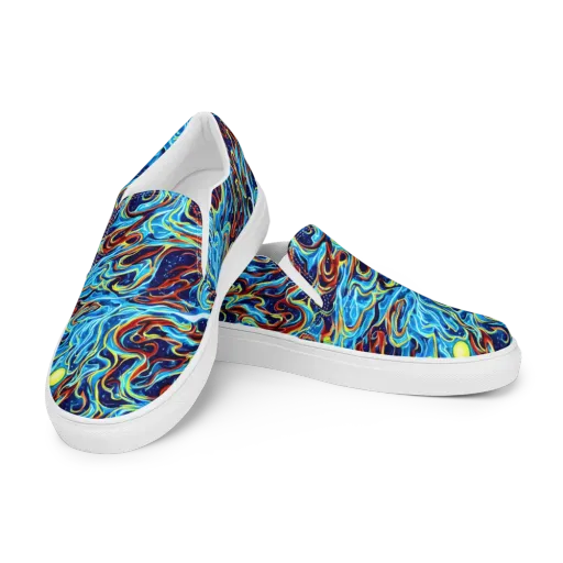 Aqua Afterburn on a Women's Slip-On Canvas Shoes