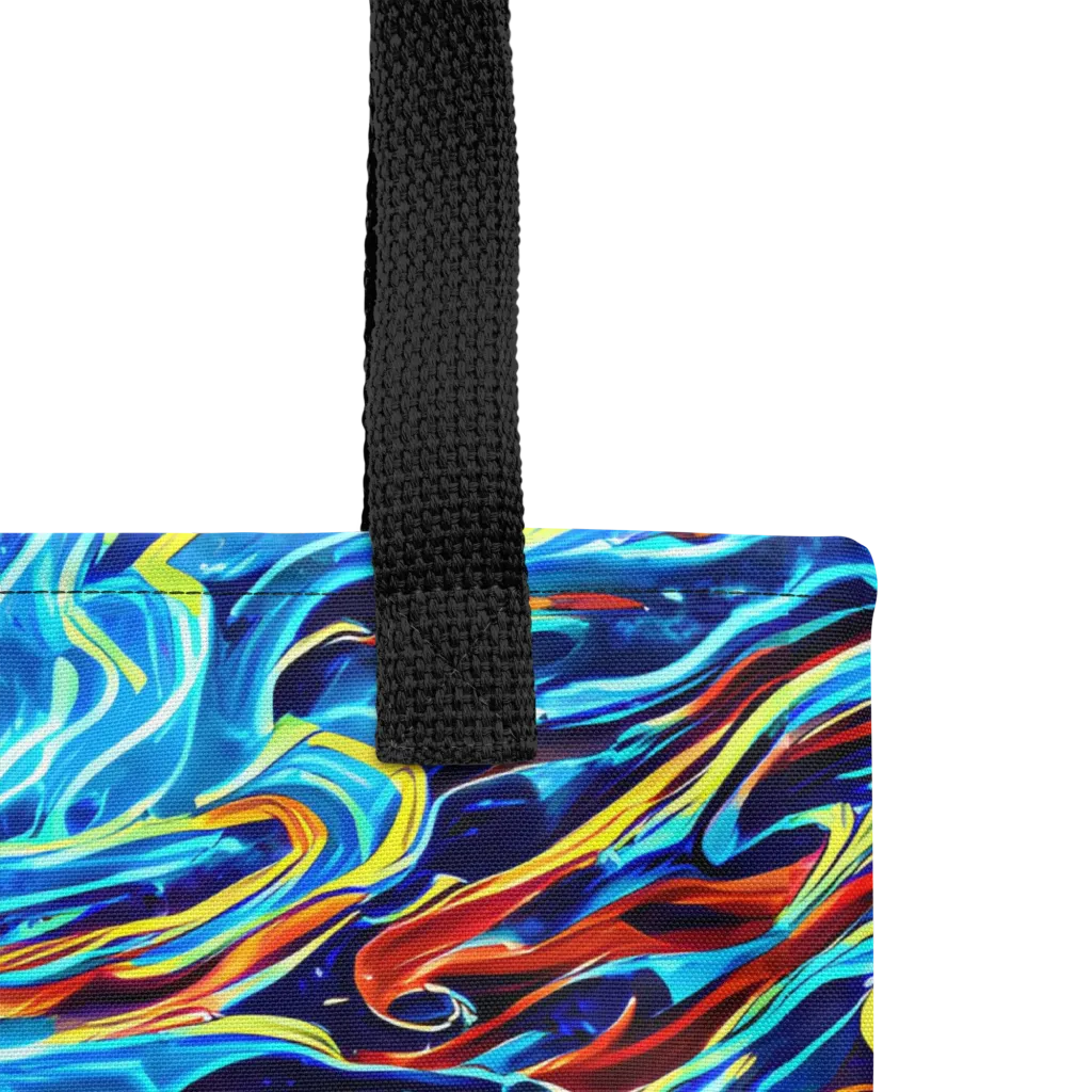 Aqua Afterburn on Tote Bag — Product details