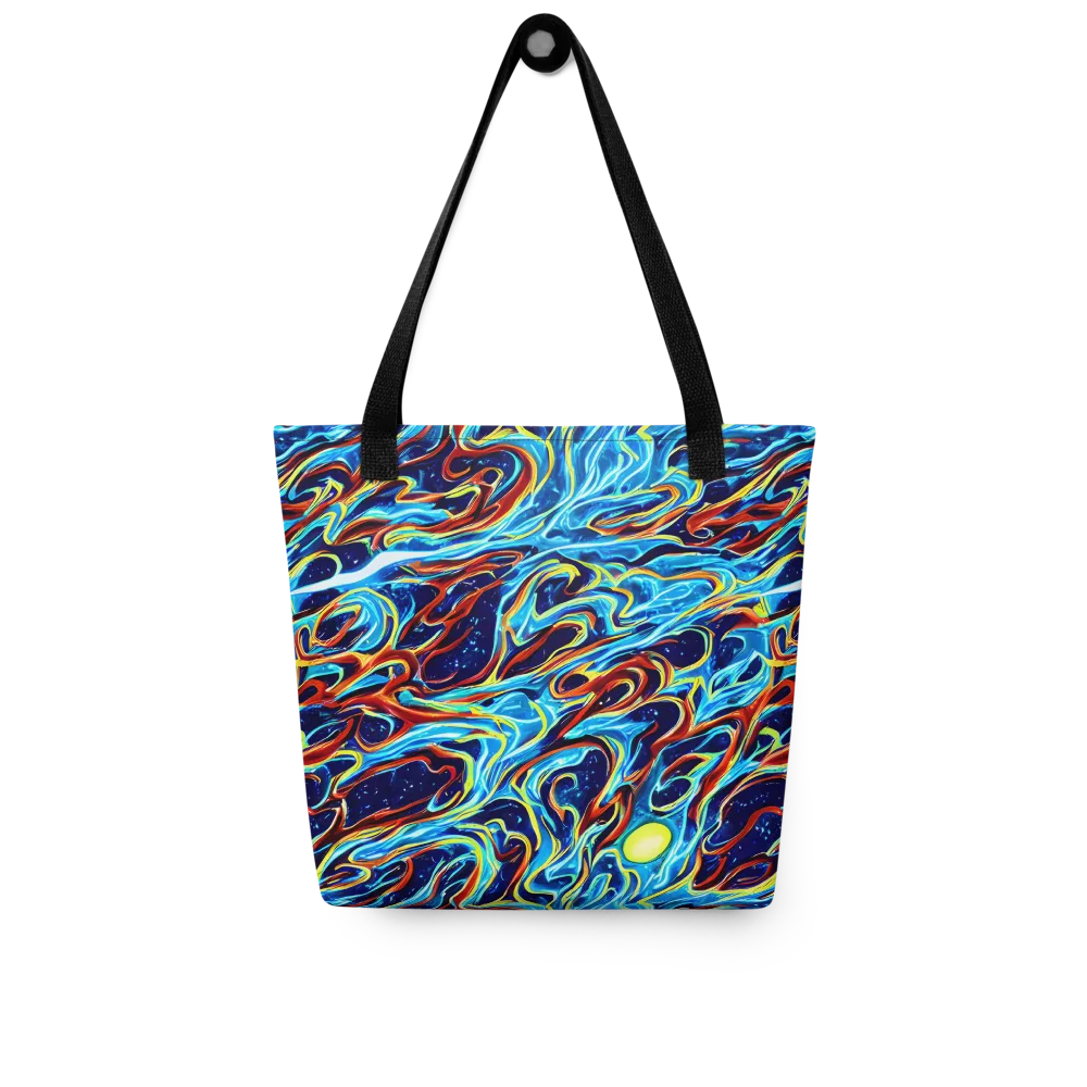 Aqua Afterburn on Tote Bag — Front