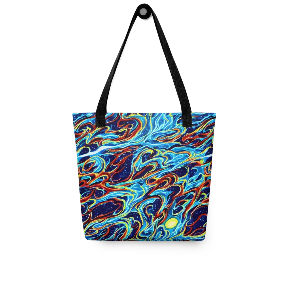 Aqua Afterburn on Tote Bag — Front
