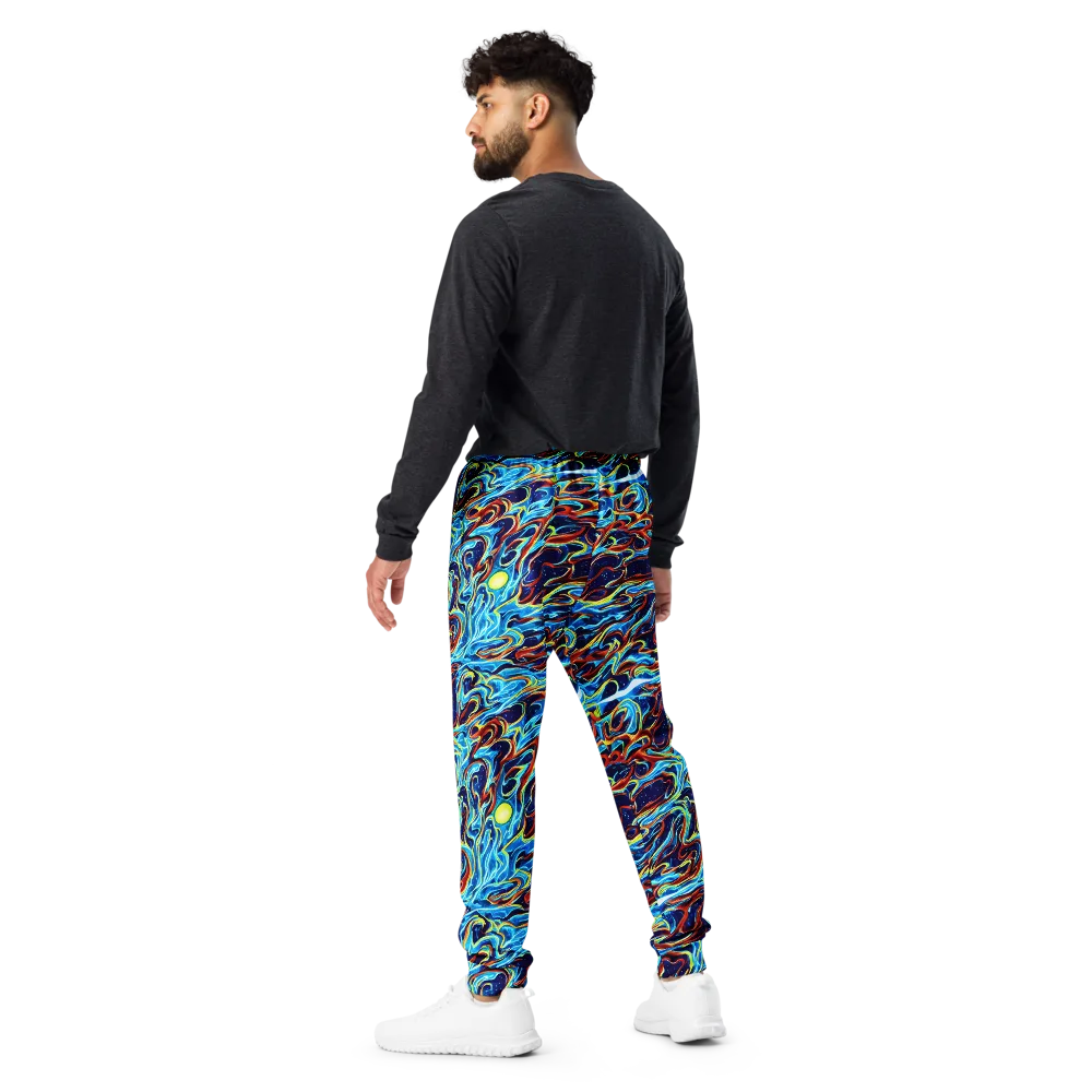 Aqua Afterburn on Men's Joggers — Back