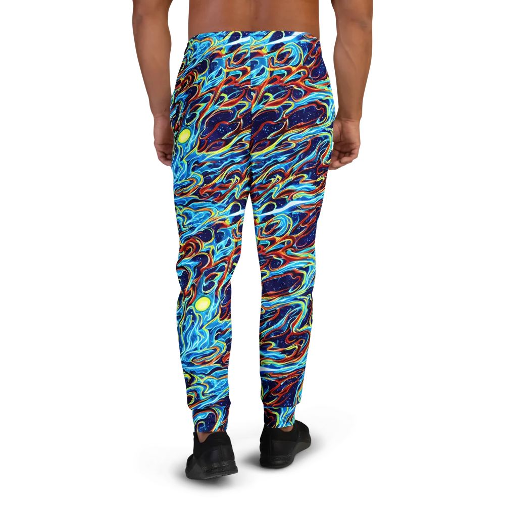 Aqua Afterburn on Men's Joggers — Back