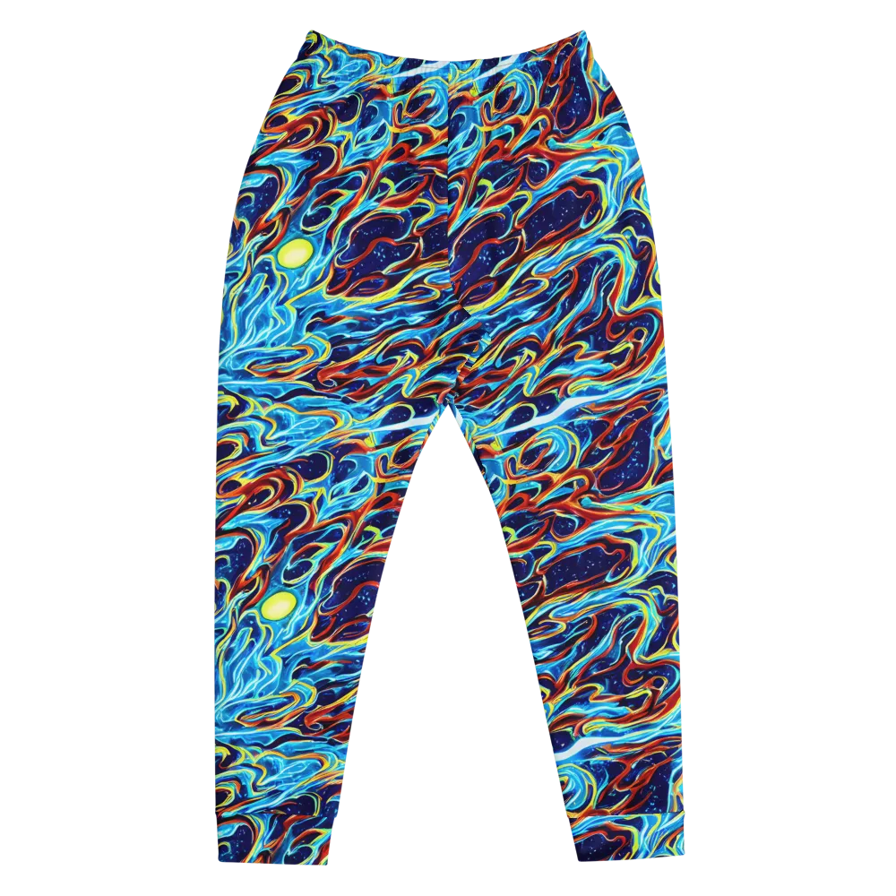 Aqua Afterburn on Men's Joggers — Front