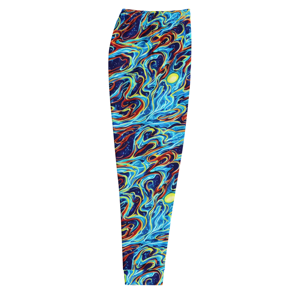 Aqua Afterburn on Men's Joggers — Right