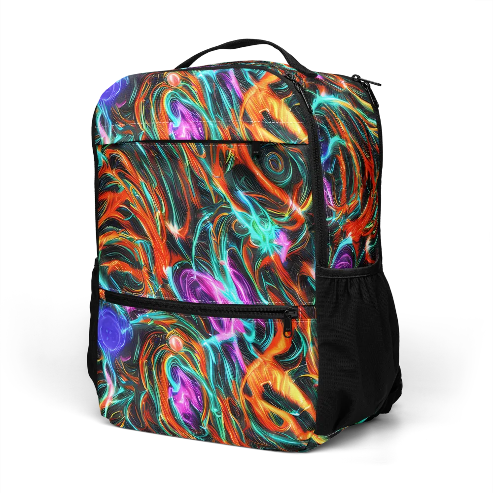 Radiant Riptide on Utility Backpack — Left Front