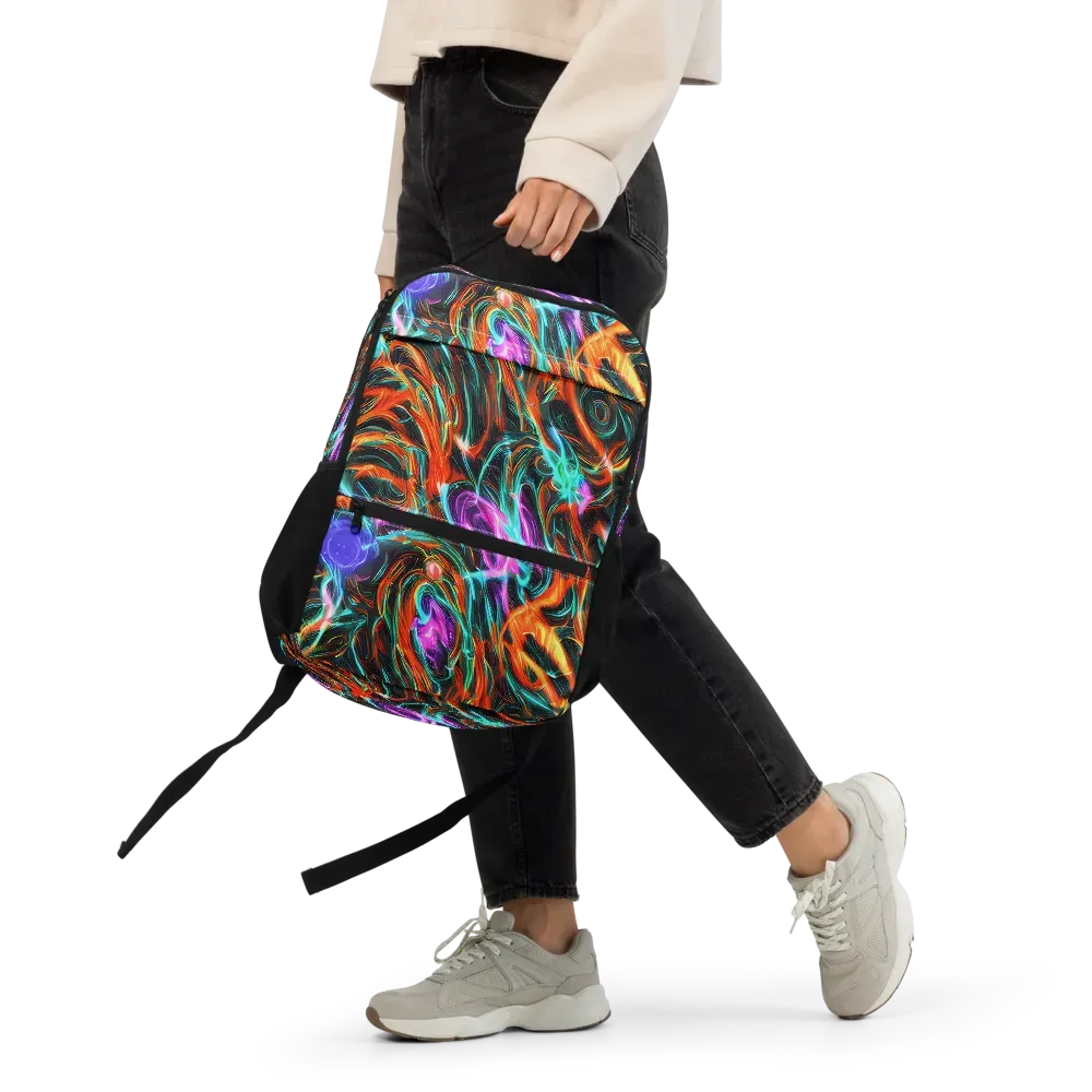 Radiant Riptide on Utility Backpack — Front