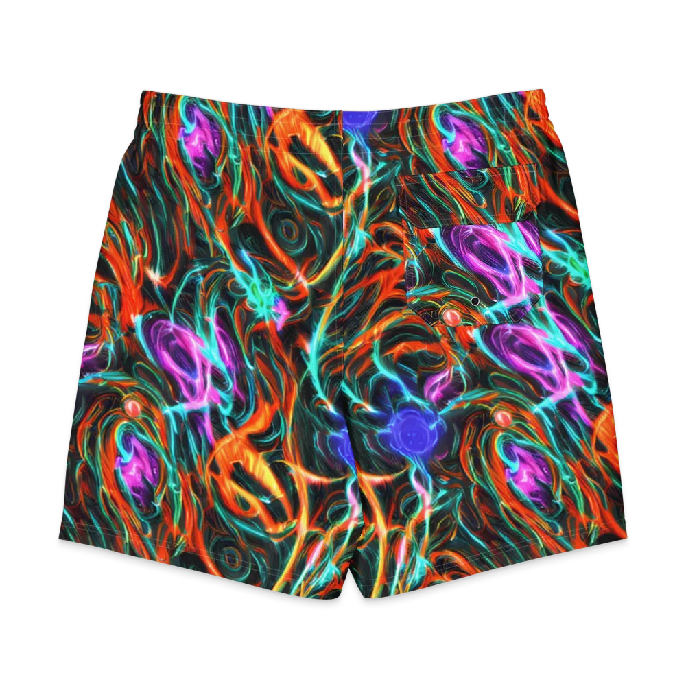 Radiant Riptide on Men's Board Shorts — Back