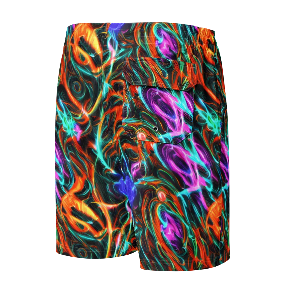 Radiant Riptide on Men's Board Shorts — Back
