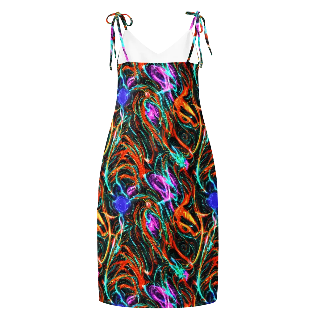 Radiant Riptide on Slip Dress — Back