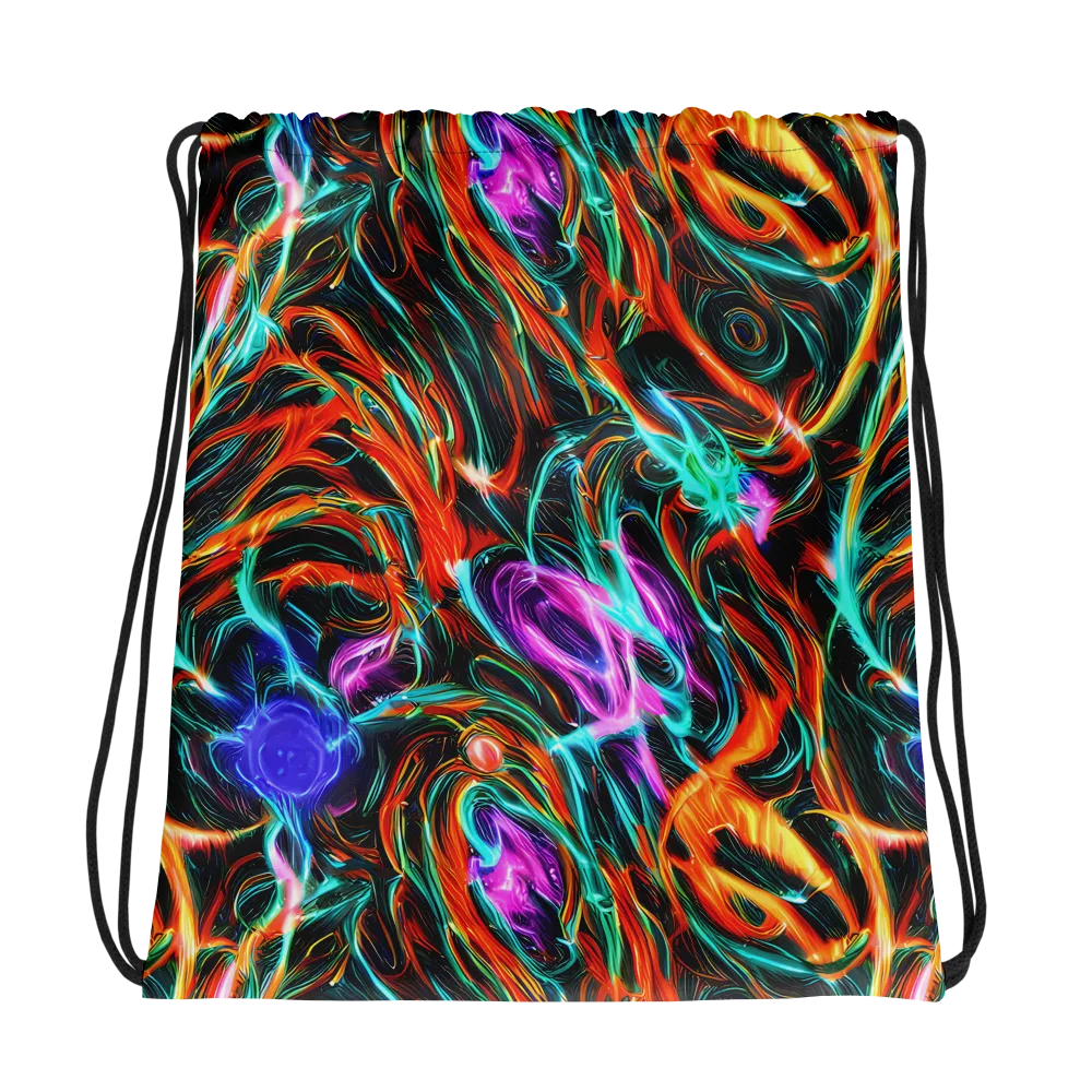Radiant Riptide on Drawstring Bag — Photo