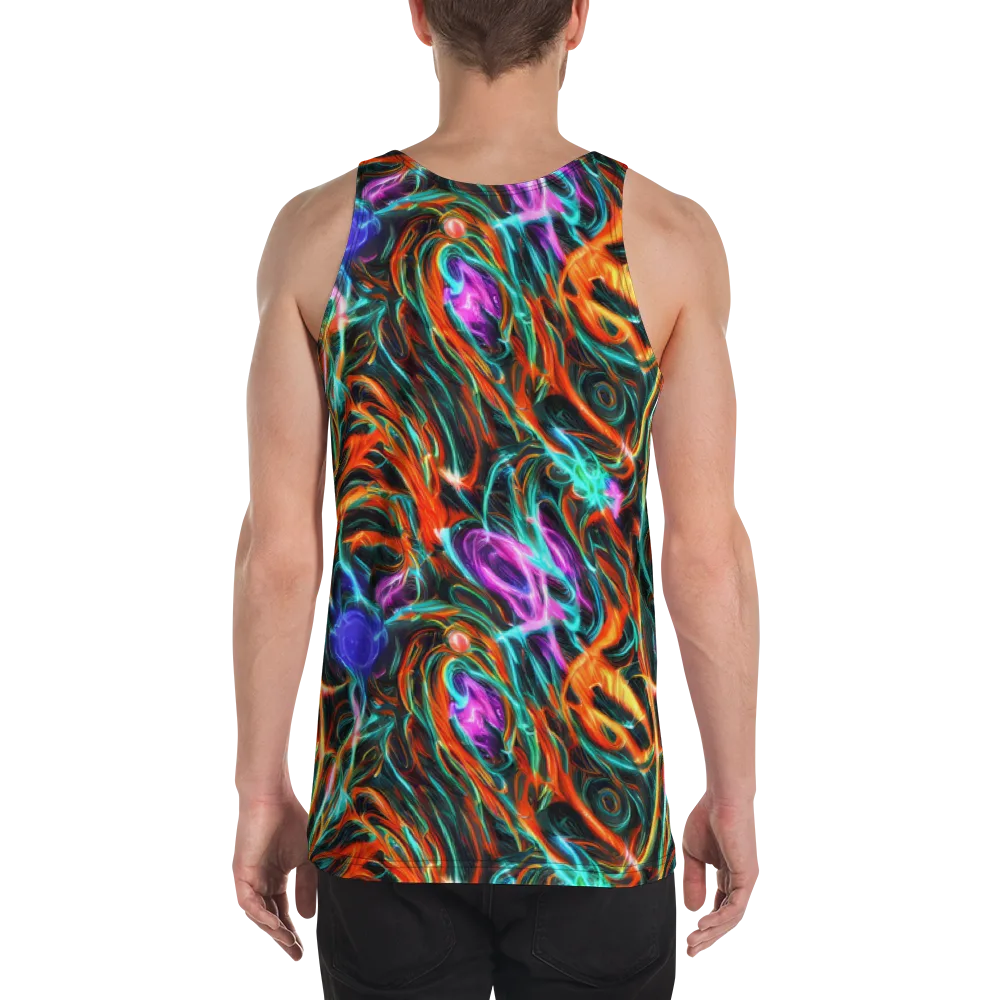 Radiant Riptide on Men's Tank Top — Back