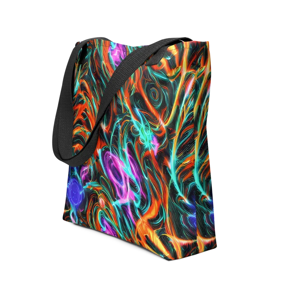 Radiant Riptide on Tote Bag — Front