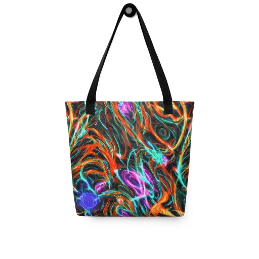 Radiant Riptide on a Tote Bag