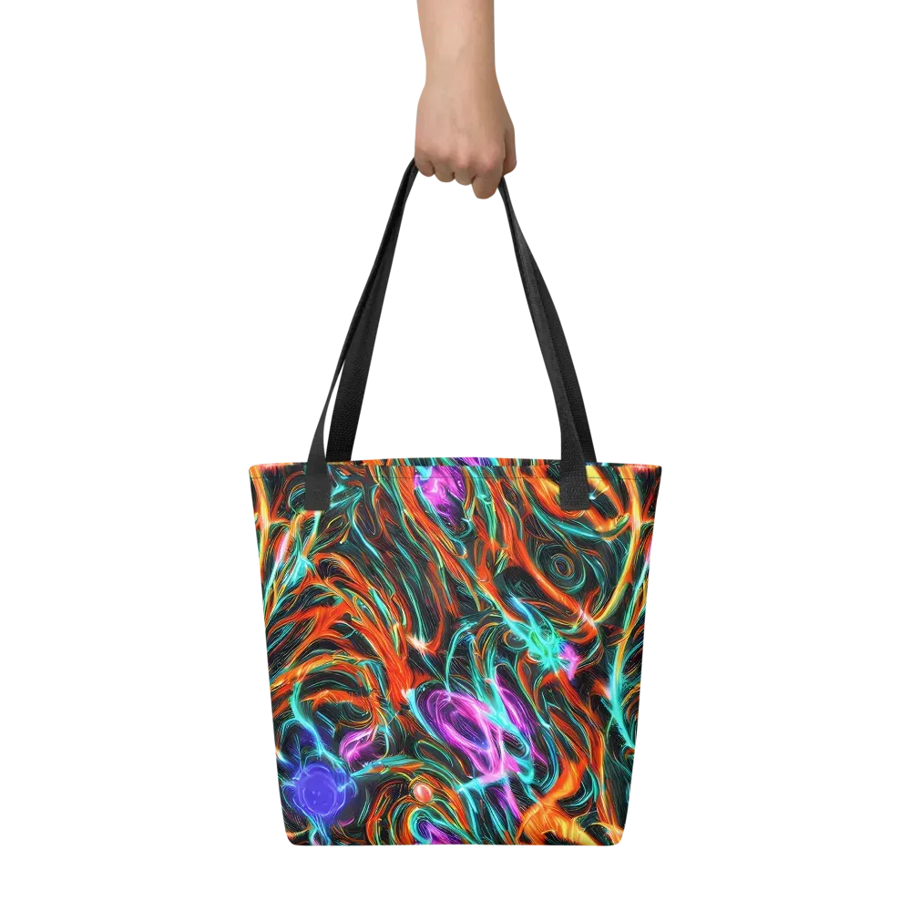 Radiant Riptide on Tote Bag — Front