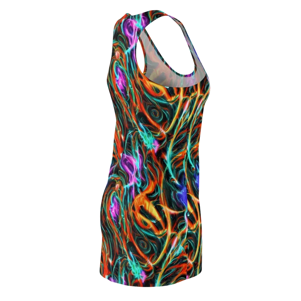 Radiant Riptide on Racerback Dress — Back Side