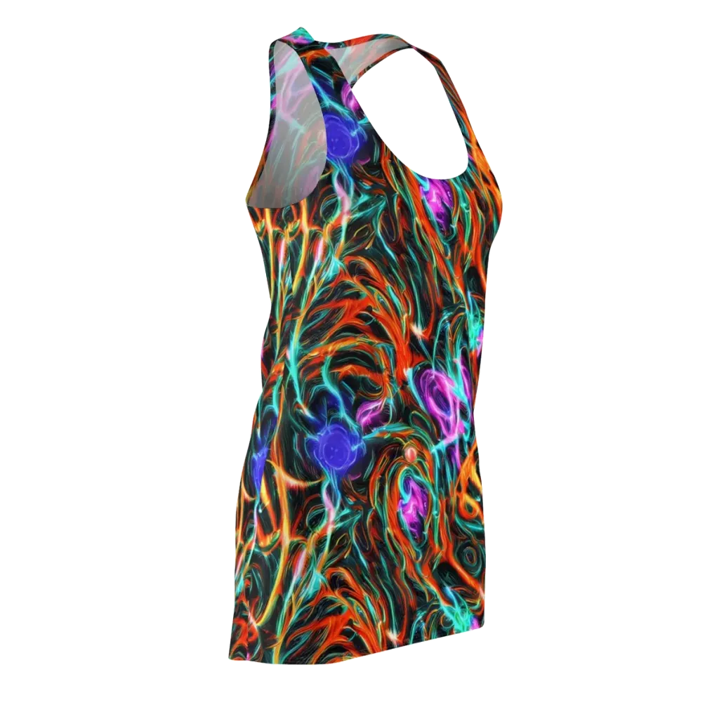 Radiant Riptide on Racerback Dress — Front Side