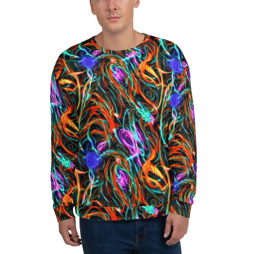 Radiant Riptide on Sweatshirt — Front