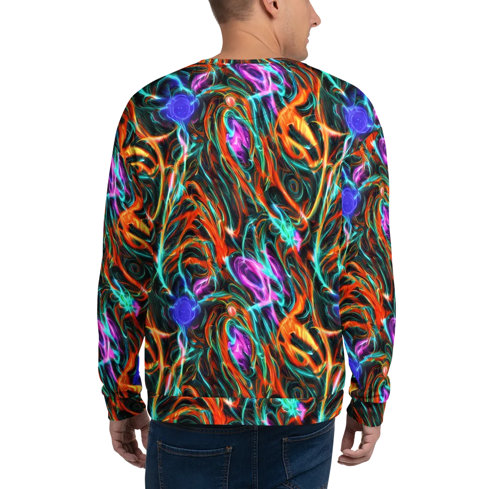 Radiant Riptide on Sweatshirt — Back