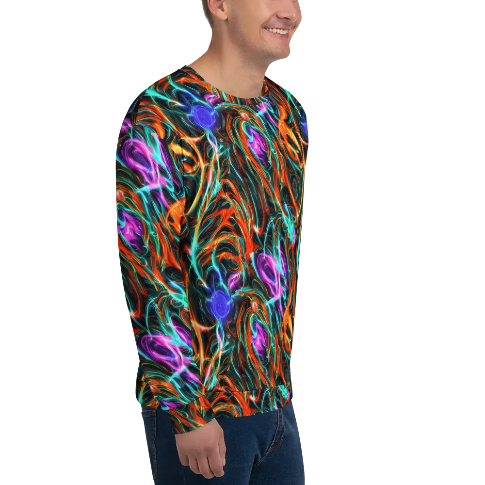Radiant Riptide on Sweatshirt — Right Front