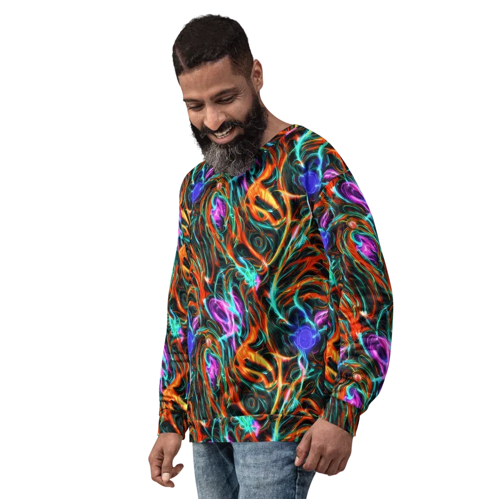 Radiant Riptide on Sweatshirt — Left Front