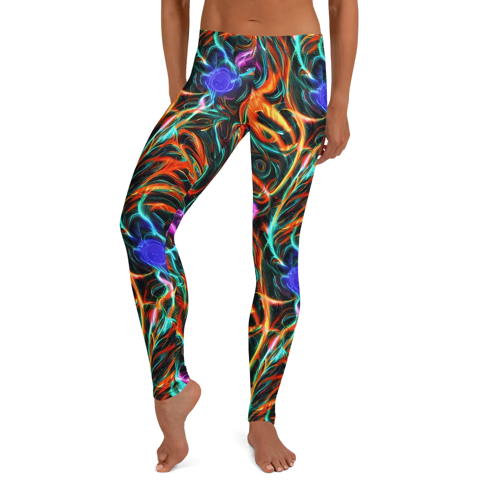 Radiant Riptide on Leggings — Front