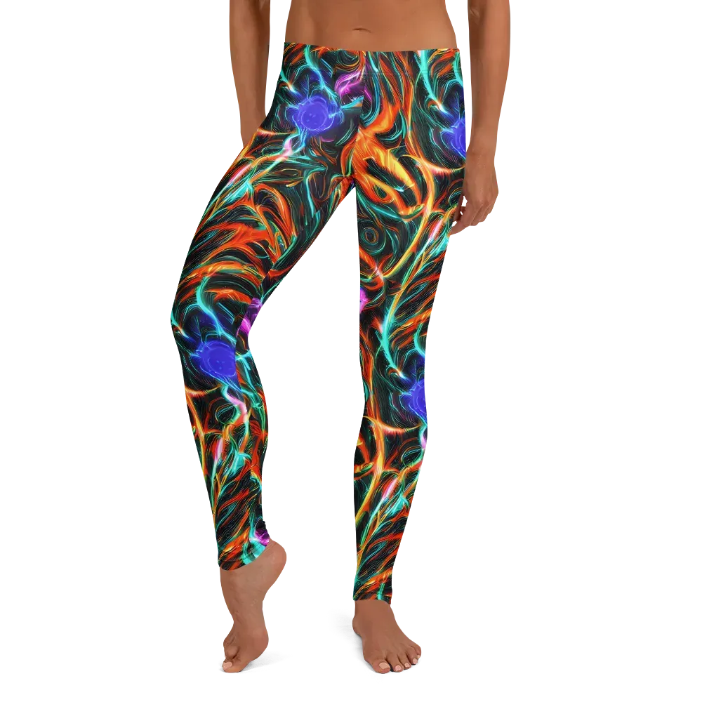 Radiant Riptide on Leggings — Front