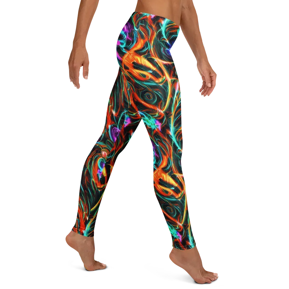Radiant Riptide on Leggings — Right