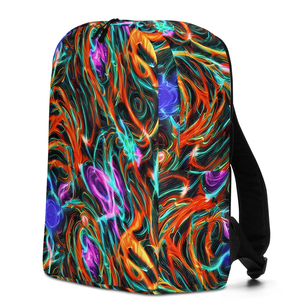Radiant Riptide on Minimalist Backpack — Left