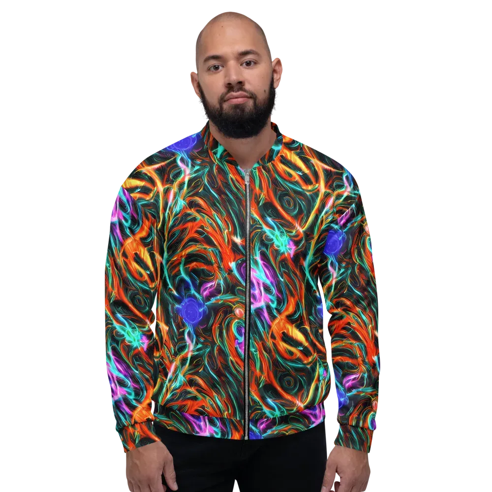 Radiant Riptide on Bomber Jacket — Front