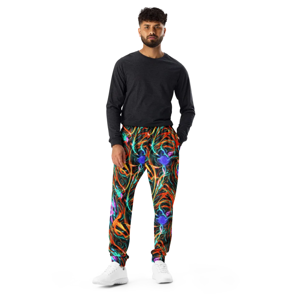Radiant Riptide on Men's Joggers — Front