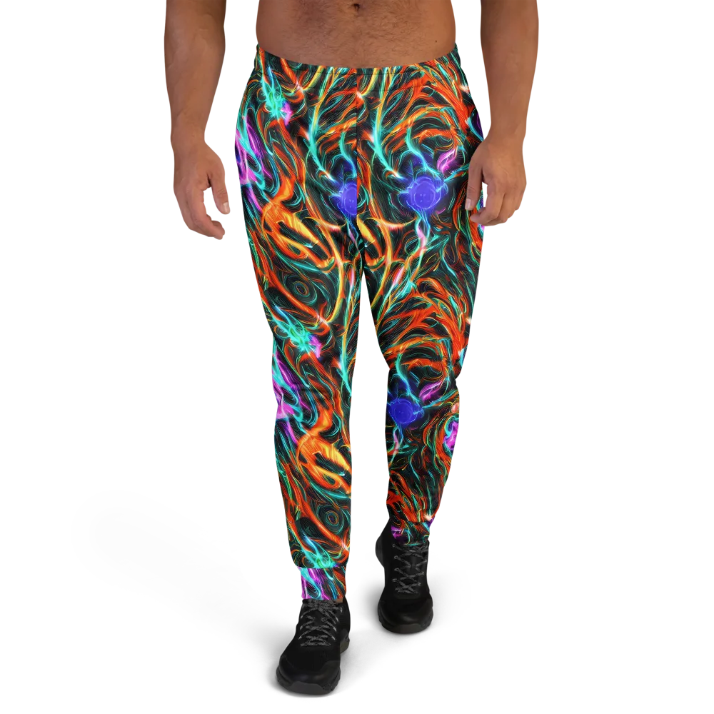 Radiant Riptide on Men's Joggers — Front
