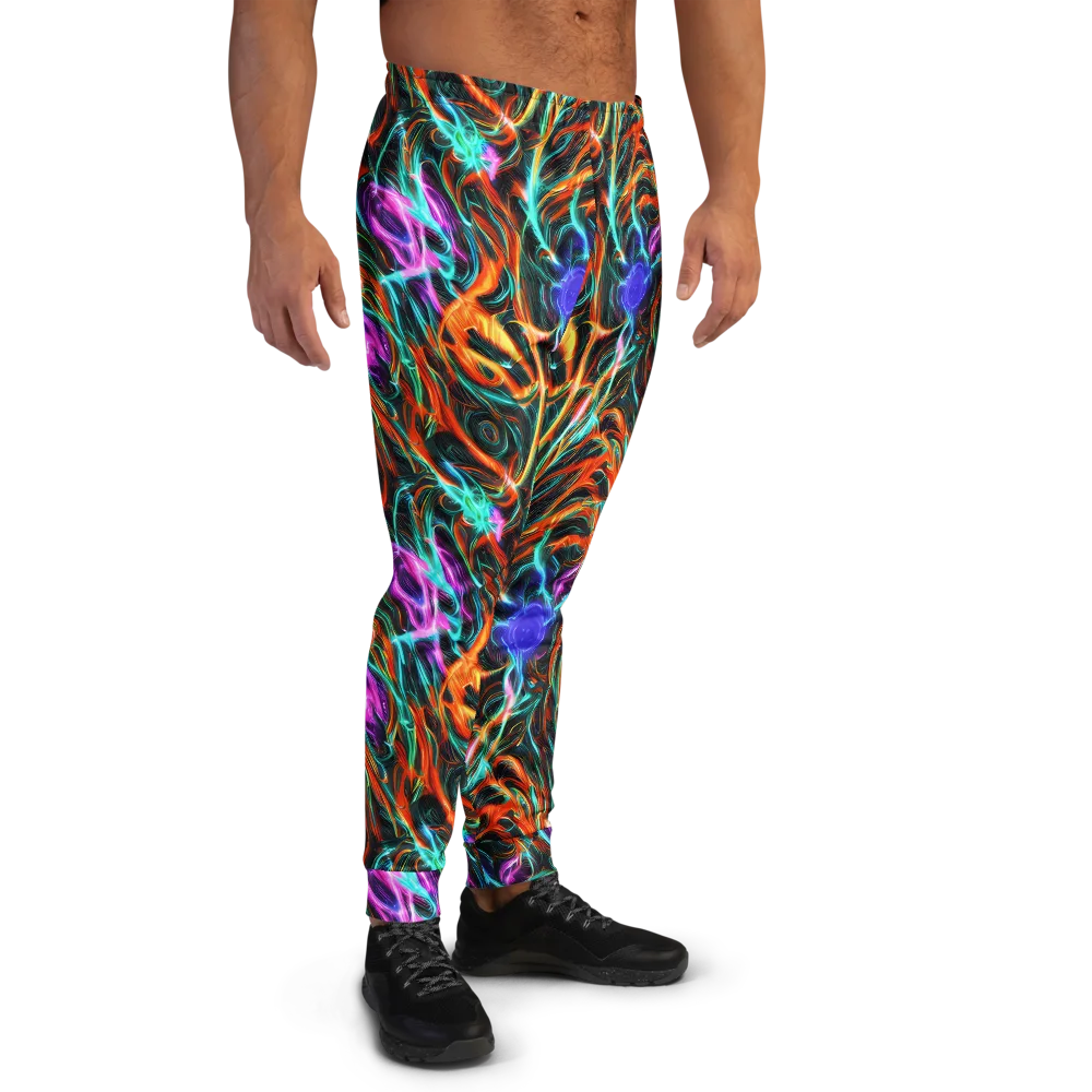 Radiant Riptide on Men's Joggers — Right