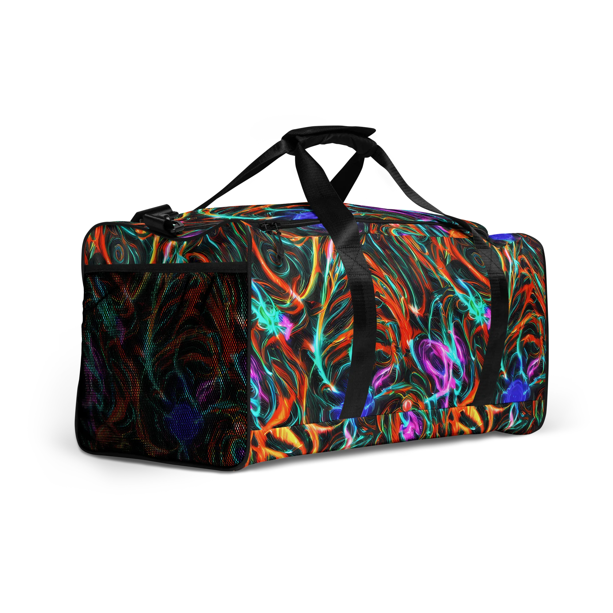 Radiant Riptide on Duffle Bag — Right Front