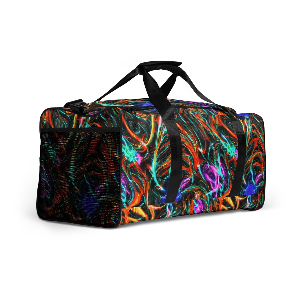 Radiant Riptide on Duffle Bag — Right Front