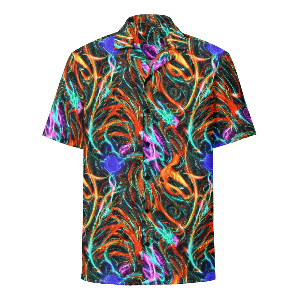 Radiant Riptide on Button Shirt — Front