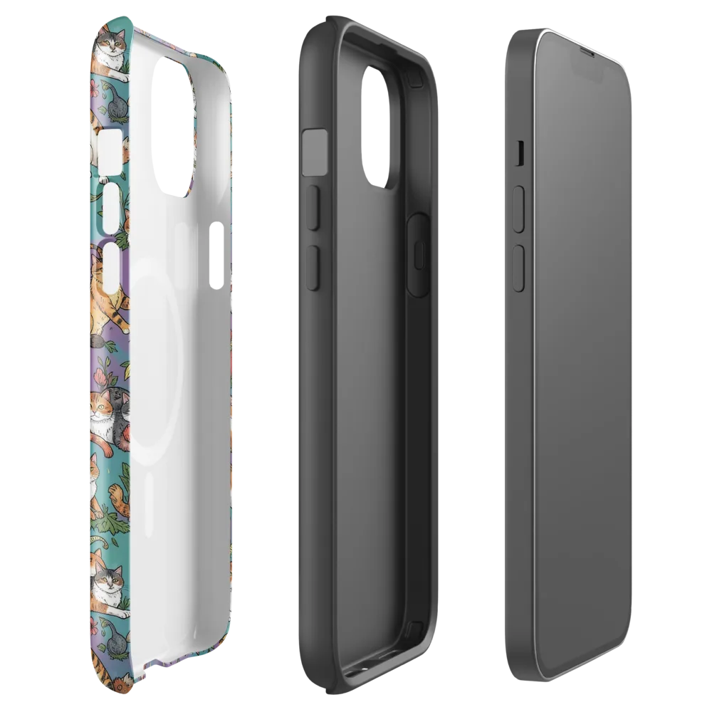 Feline Garden on MagSafe Tough Case for iPhone® — Front