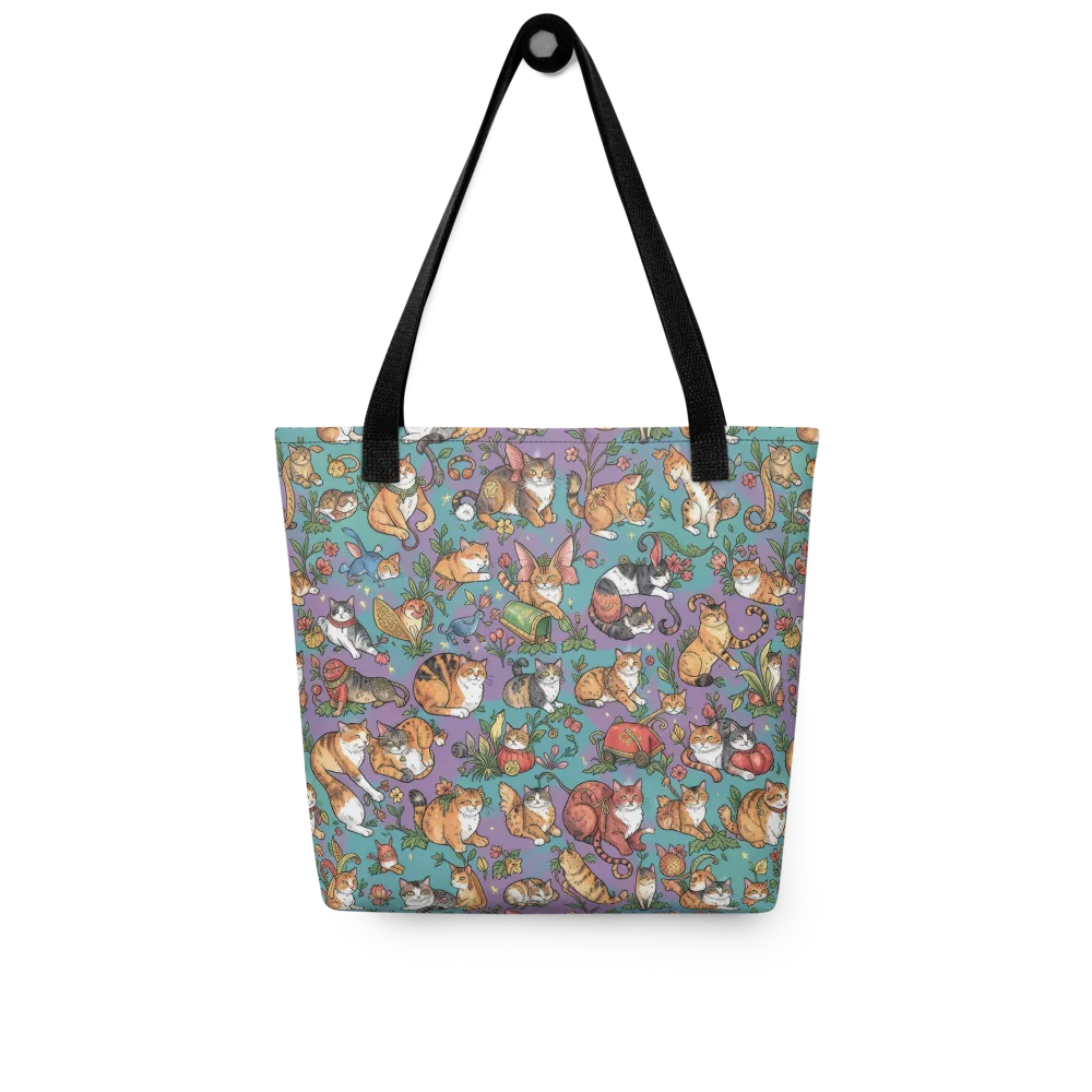 Feline Garden on Tote Bag — Front