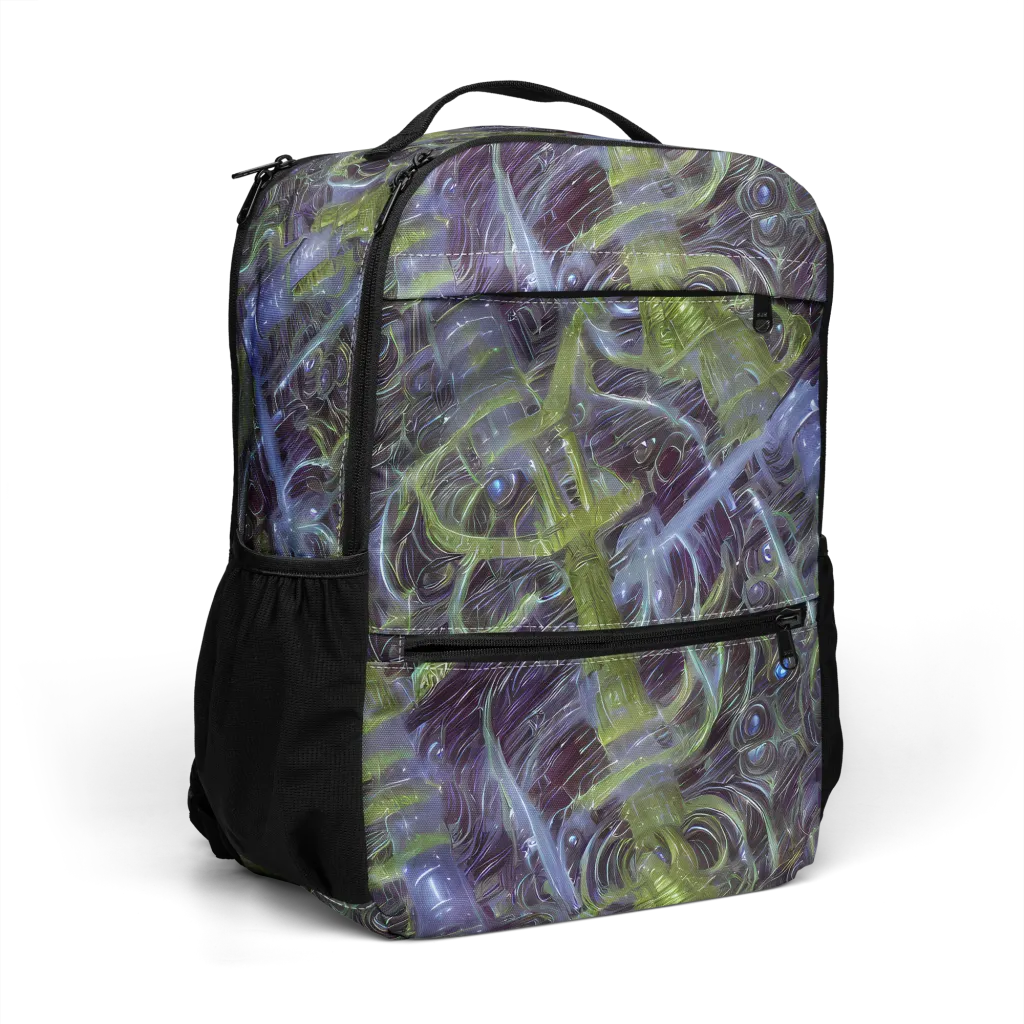 Neon Verdigris on Utility Backpack — Right Front