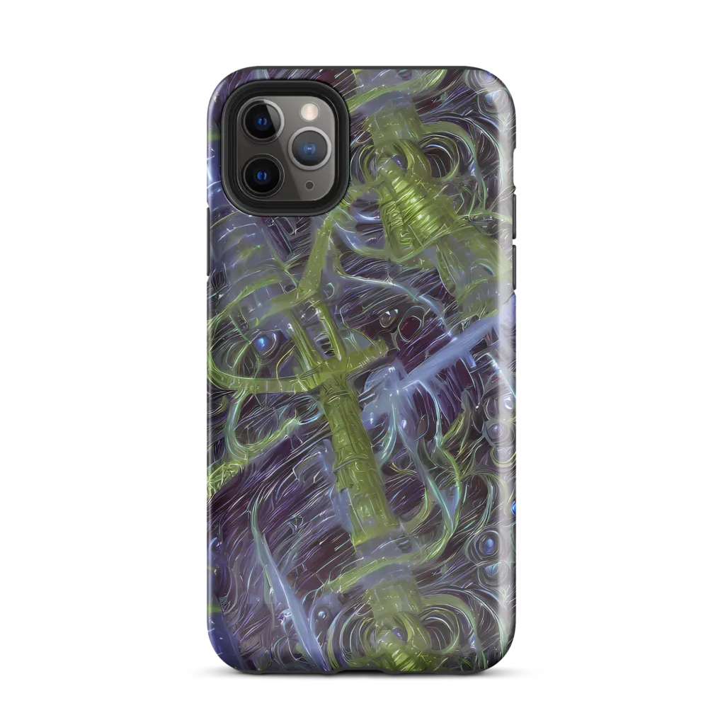 Neon Verdigris on Tough Case for iPhone® — Front