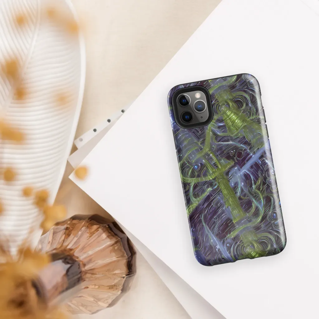 Neon Verdigris on Tough Case for iPhone® — Front