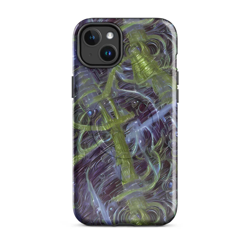 Neon Verdigris on MagSafe Tough Case for iPhone® — Front