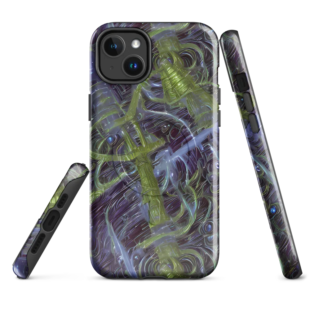 Neon Verdigris on MagSafe Tough Case for iPhone® — Front