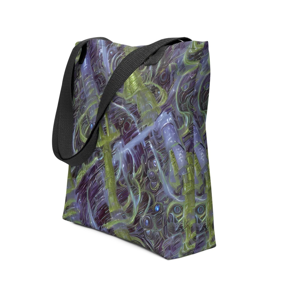 Neon Verdigris on Tote Bag — Front